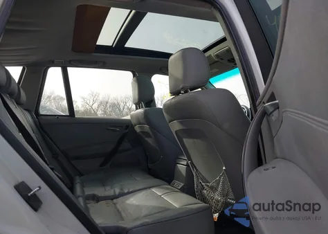 2007 BMW X3 3.0Si from USA, damaged, VIN WBXPC93437WF09134